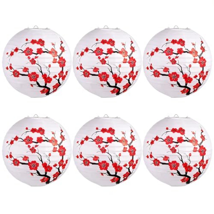 Japanese Lantern Paper - Pacote com 6 Lanternas de Papel