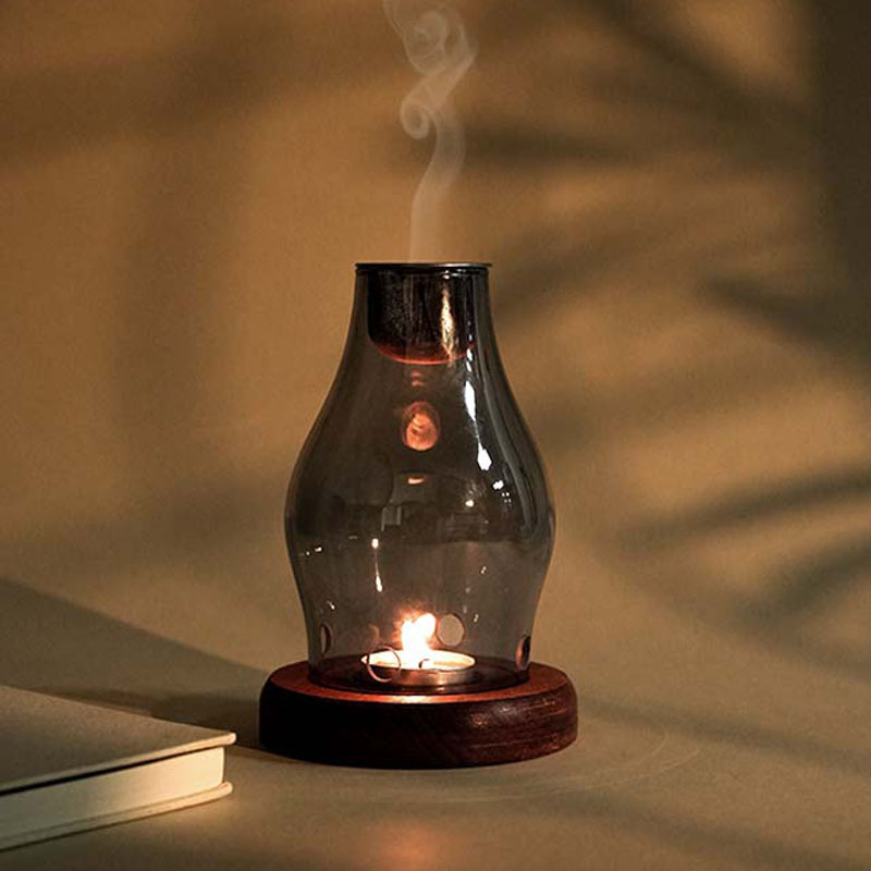 Japanese Candle Wax - Suporte de vela de vidro estilo