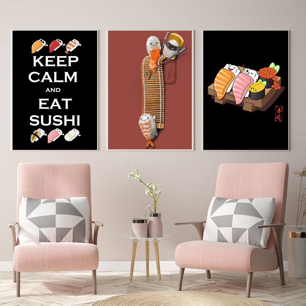Japanese Food Lifestyle - Estilo japonês ramen sushi desenhos animados