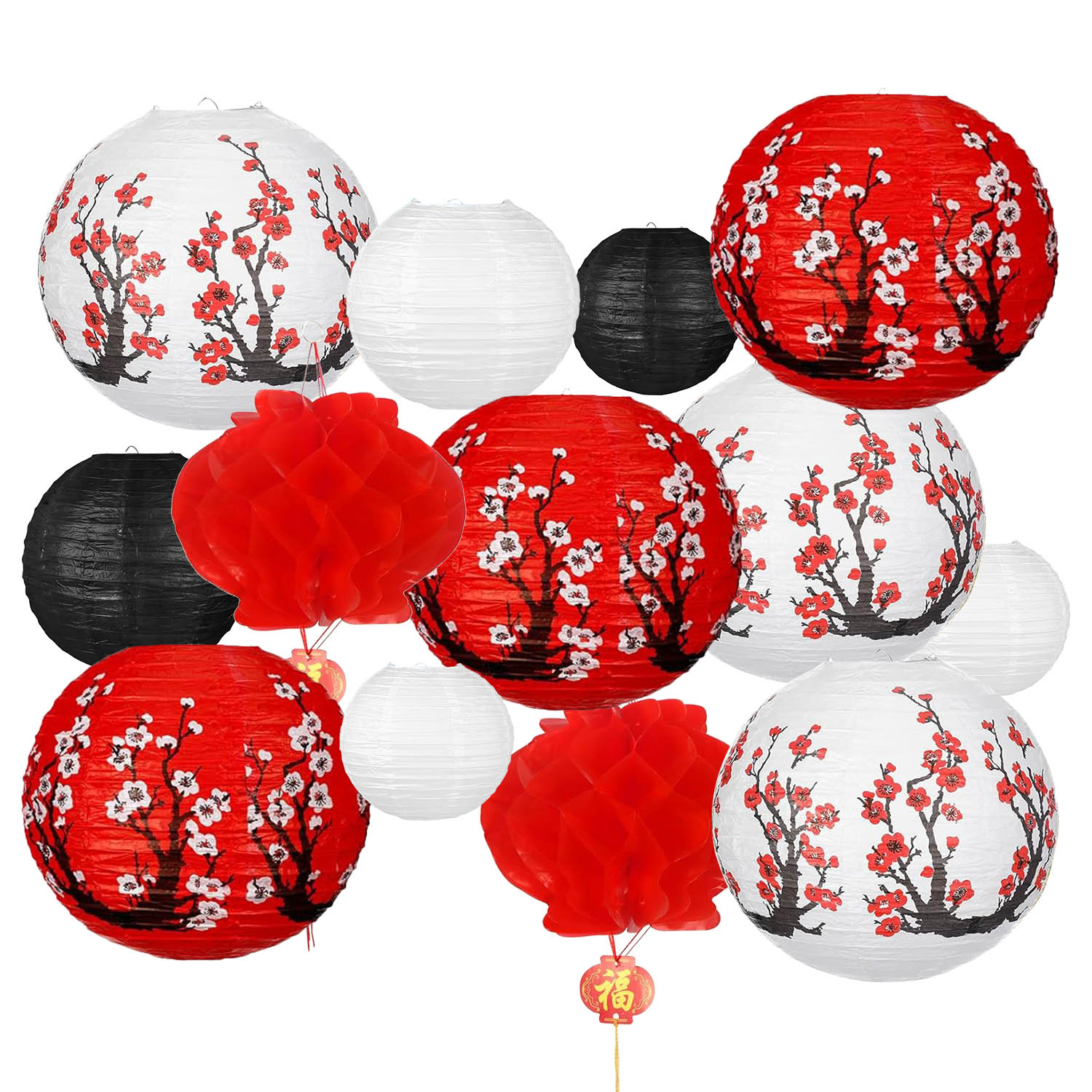 Japanese Lantern Paper - Lanternas de papel suspensas japonesas chinesas