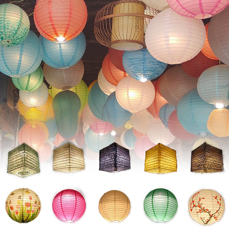 Lanterna de Papel Redonda Impr - Japanese Lantern Paper avaliação e preço