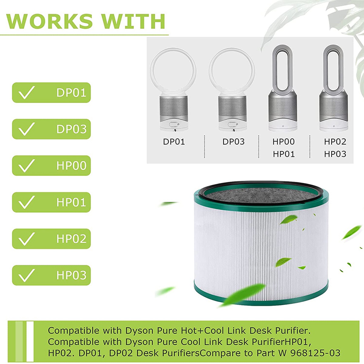 Novo filtro de substituição pa - Dyson Fan Pure Cool avaliação e preço